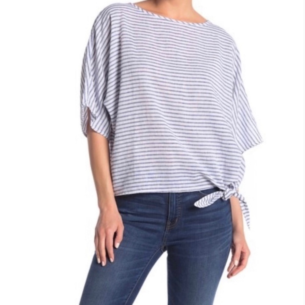 BEACHLUNCHLOUNGE Linen Blend Lucy Top